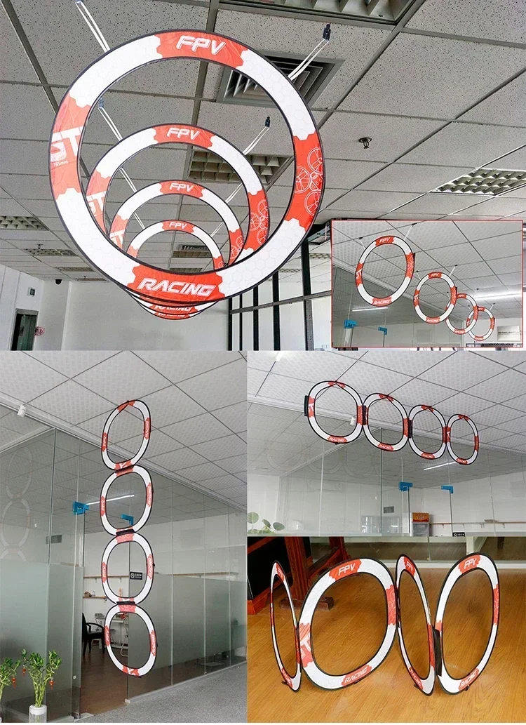 LDARC 765mm Circle Race Gate - Drone Racing Flag review and price