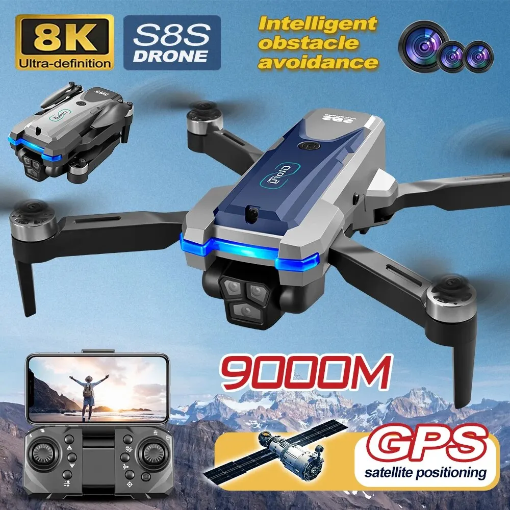 S8S GPS Drone 5G Wifi 8K HD Du - Drone Racing Camera review and price